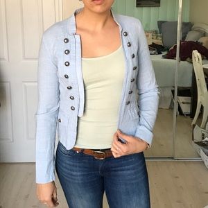 Charlotte Russe baby blue blazer